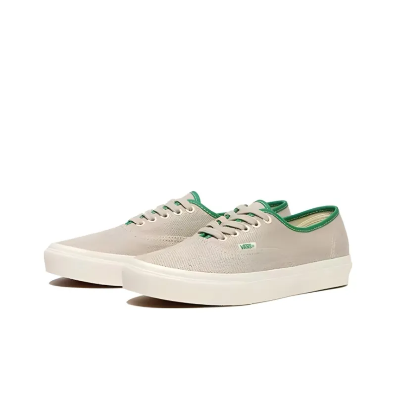 Vans Authentic Series Skateboard Shoes Unisex Low-Top Light Gray-1