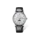 Star Moon Edition-Silver Case White Dial Leather Strap (Black)