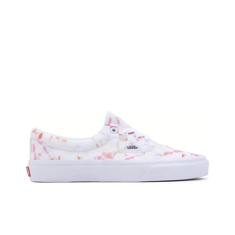 Vans Ua Era Aura Anti-Slip Wear-Resistant Low-Top Skateboard Shoes Women's White Pink-1