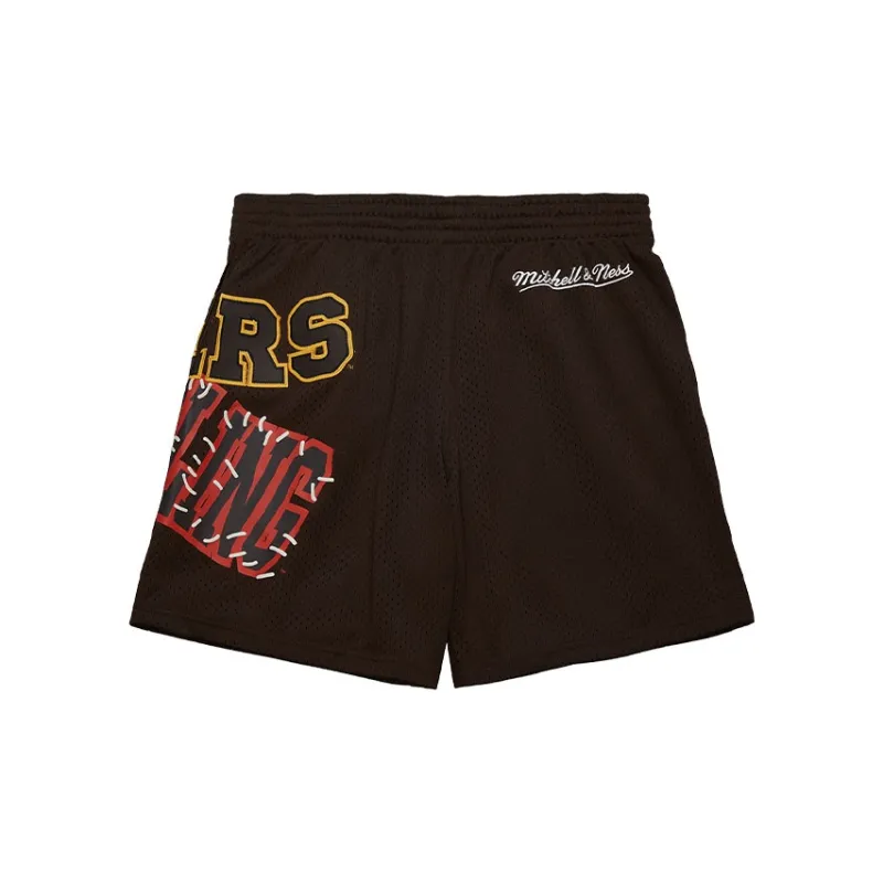 Travis Scott X Mitchell & Ness Grambling Tigers Basketball Shorts-1
