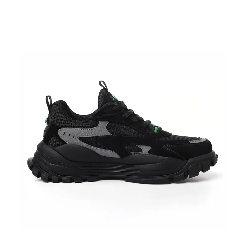 JEEP SPIRIT Cushioning Anti-Slip Wear-Resistant Water-Resistant Coverage Low-Top Casual Shoes Men's Black-35