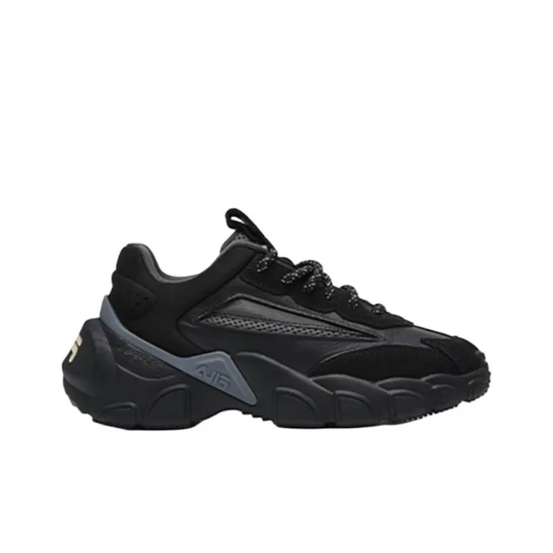 FILA Fashion Sneakers Low Top Grey/Black Women's-1