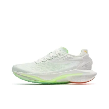 Anta Cushioning Wear Resistant Rebound Low Top Training Running Shoes Women's White Green