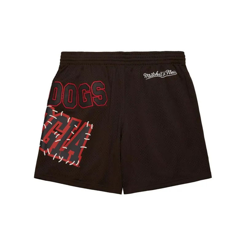 Travis Scott X Mitchell & Ness Georgia Bulldogs Basketball Shorts-1