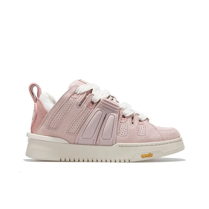 Palladium Pallablast Skate Anti Slip Wear Resistant Low Top Skateboard Shoes Women's Pink-1