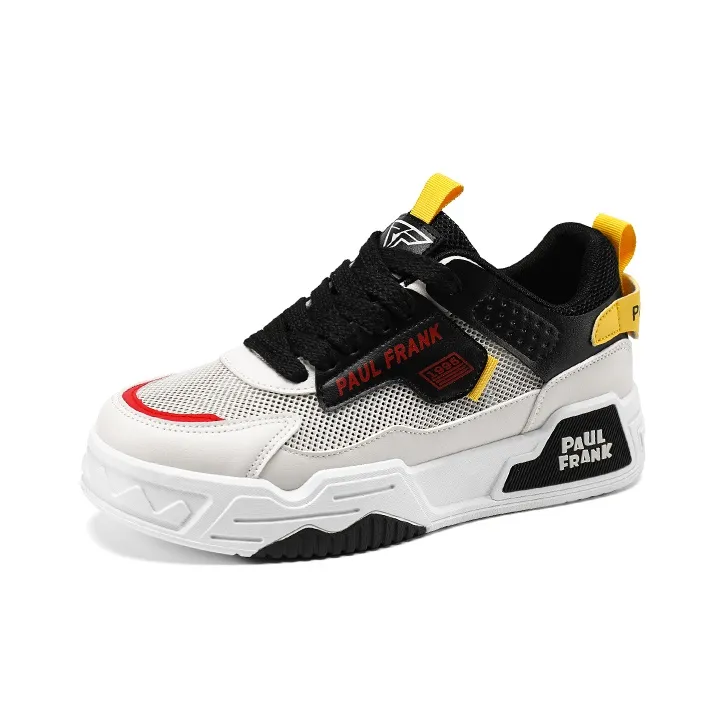 PAUL FRANK Abrasion Resistant Breathable Low Top Skateboard Shoes Unisex-1