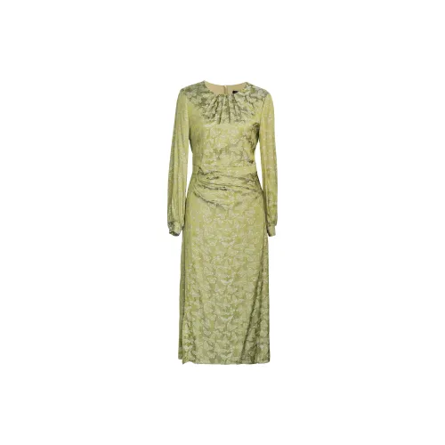 ROEYSHOUSE Long-Sleeved Dresses Women's Yellow Green