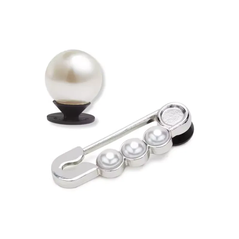 Crocs Shoe Accessories Unisex Silver/White-0