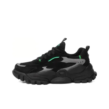 JEEP SPIRIT Cushioning Anti-Slip Wear-Resistant Water-Resistant Coverage Low-Top Casual Shoes Men's Black