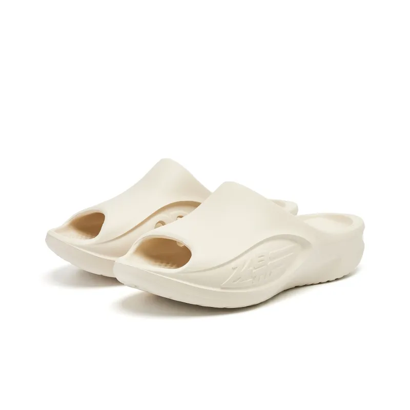 QIAODAN Flying Shadow Slippers 3.0 Quiet Slip Resistant Abrasion Resistant Quick Dry Slide Slippers Men's Apricot-2