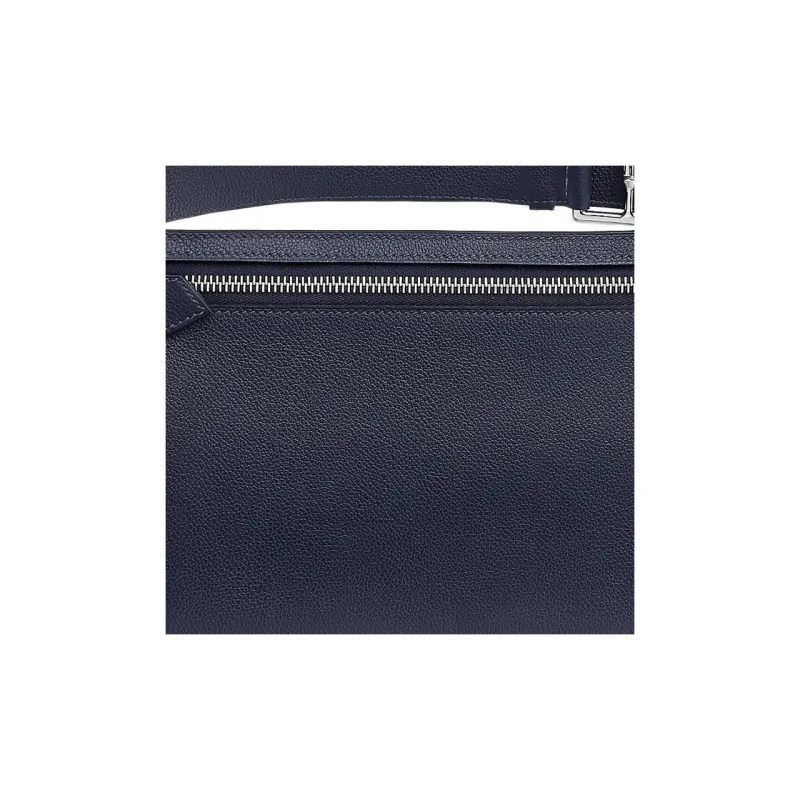 HERMES Ultrapla Evercolor Calfskin Fanny Pack Men's 2Z Bleu Nuit Midnight Blue-2