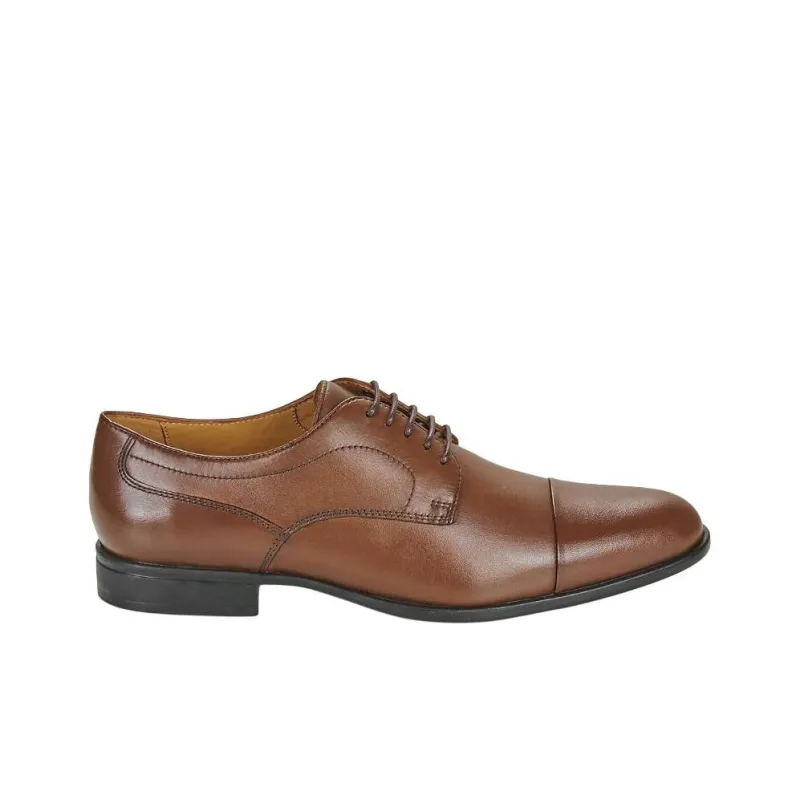 GEOX Dress Shoes Men Low Top Brown-1