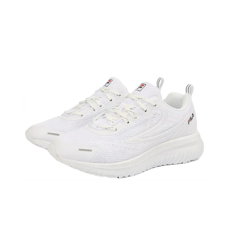 FILA RGB Fuse Slip Resistant, Abrasion Resistant, Breathable Low Top Running Shoes Unisex White Korean Style-1