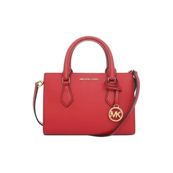 MICHAEL KORS Faux Leather Handbag, Shoulder Bag, Crossbody Bag Small Size Women's Bright Red