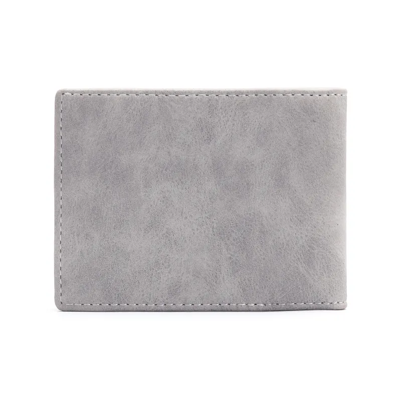 Playboy PU With Artificial Leather Wallet Unisex Black/Blue/Gray-7