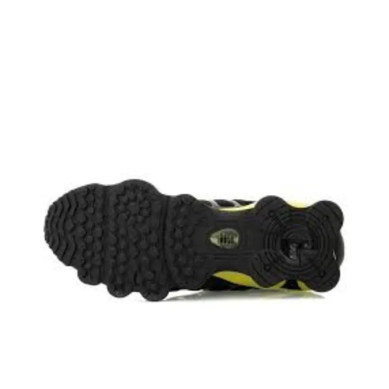 Nike Shox Tl Black Dynamic Yellow Metallic Silver-4