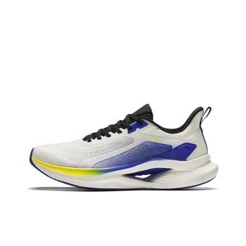Anta Ride The Wind Cushioning Lightweight Breathable Low Top Running Shoes Men's White Blue Black