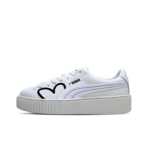 PUMA Rihanna Fenty Skateboard Shoes Women's Low-Top White/Black