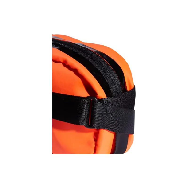 Adidas Polyester Plain Weave Fabric Fanny Pack Sling Bag Crossbody Bag Small Size Unisex Orange-4