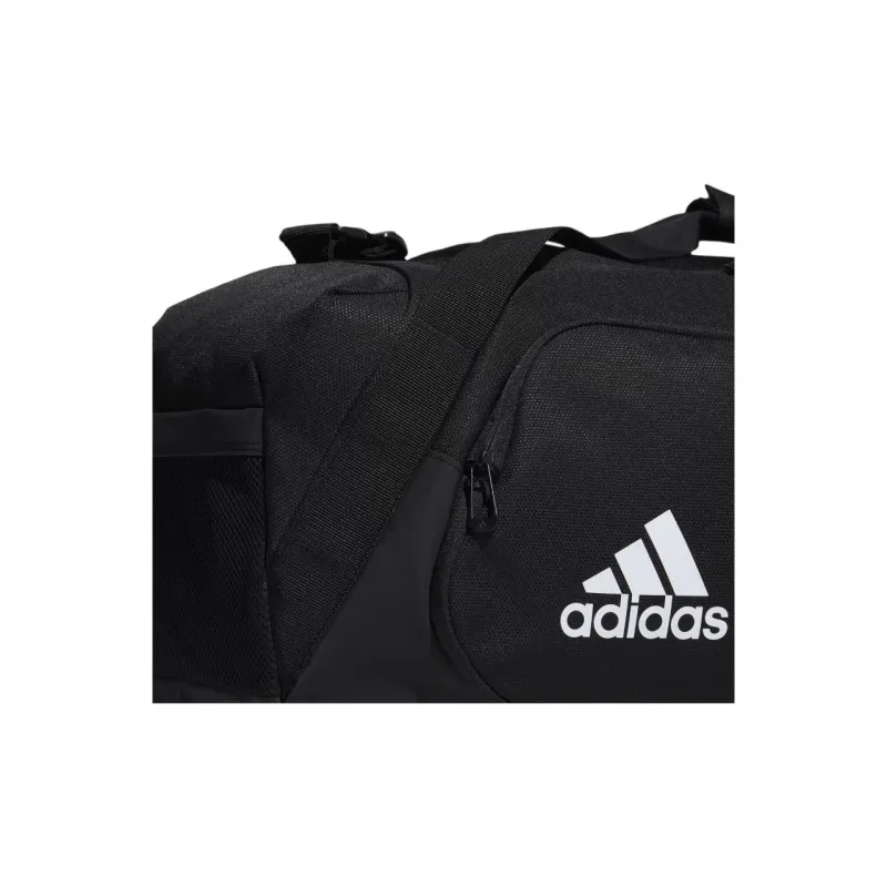 Adidas Polyester Portable Crossbody Bag, Travel Bag, Gym Bag Unisex Black-4