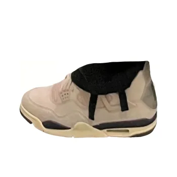 Maniere Usa x Jordan Air Jordan 4 Slip Resistant Mid Top Vintage Basketball Shoes Unisex Pink