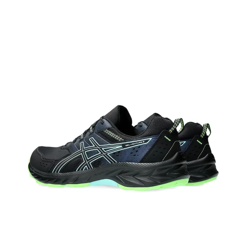 Asics Gel Venture 9 Black Illuminate Mint-4