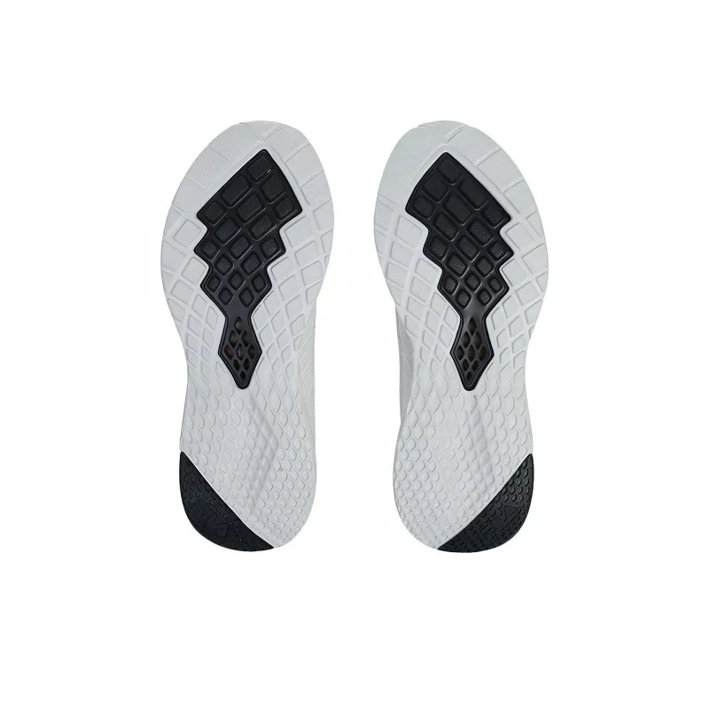 FILA RGB Fle Cushioning, Slip Resistant, And Abrasion Resistant Low Top Running Shoes Unisex White Red Black-5