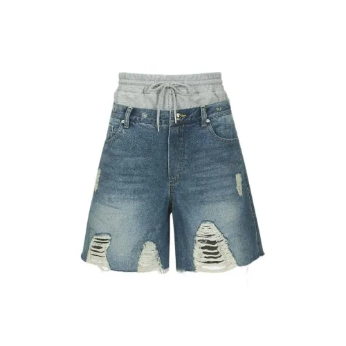 ANDERSSON BELL Denim Shorts Women's Washed Blue