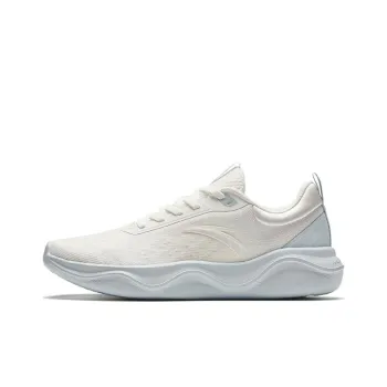 Anta Anti Slip Wear Resistant Low Top Training Shoes Women's White Blue