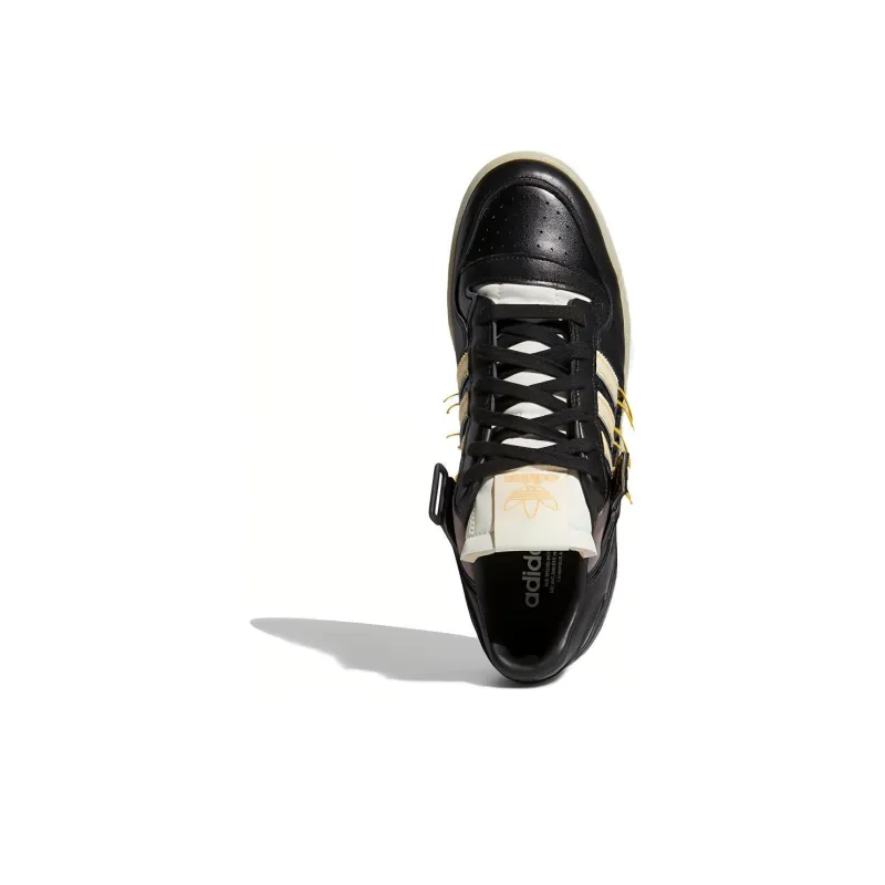 Adidas Forum 84 Low Premium Black Easy Yellow-4