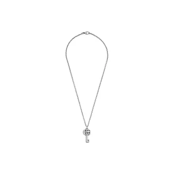 GUCCI Unisex Classic Double G Key Necklace