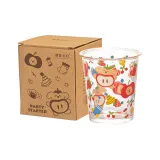 Animal Party Rimmed Cup-Apple Koala