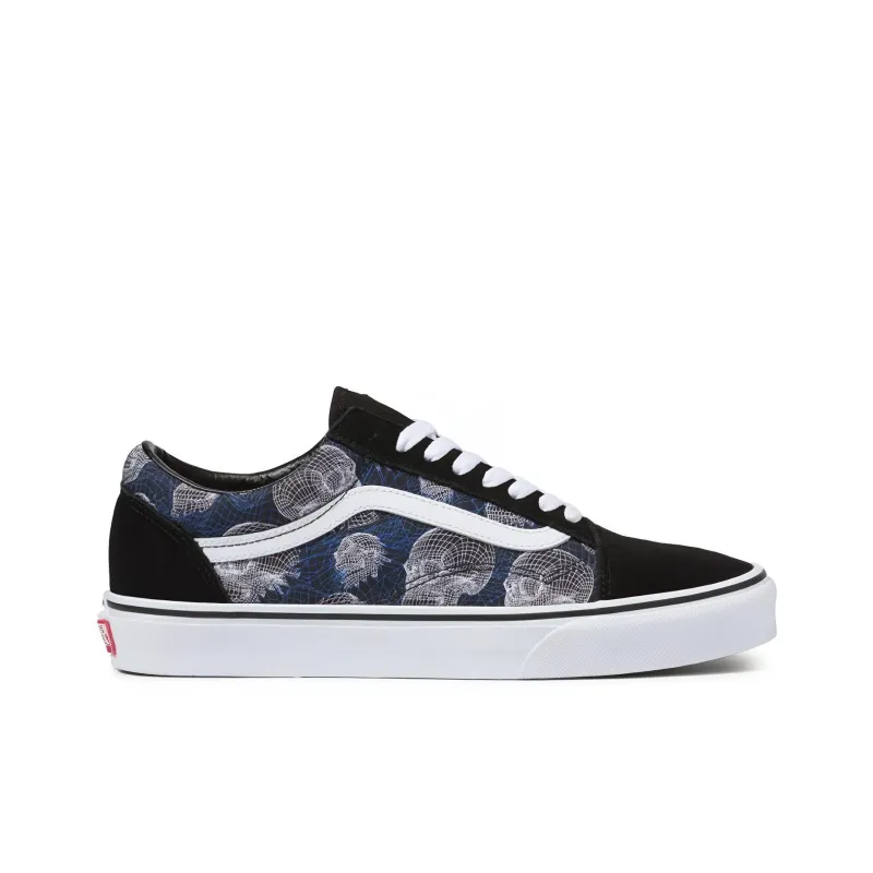 Vans Old Skool Wireframe Skulls-1