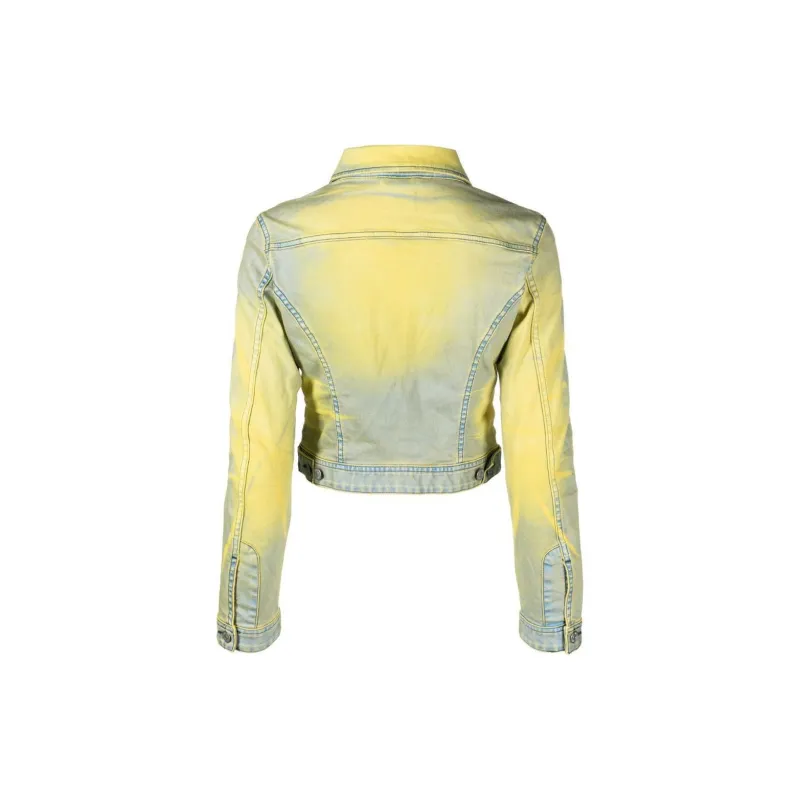 DIESEL De-Slimmy-S Cropped Denim Jacket-1
