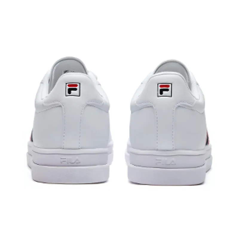 FILA Vigor Anti Slip Wear Resistant Low Top Skateboard Shoes Men's White-3