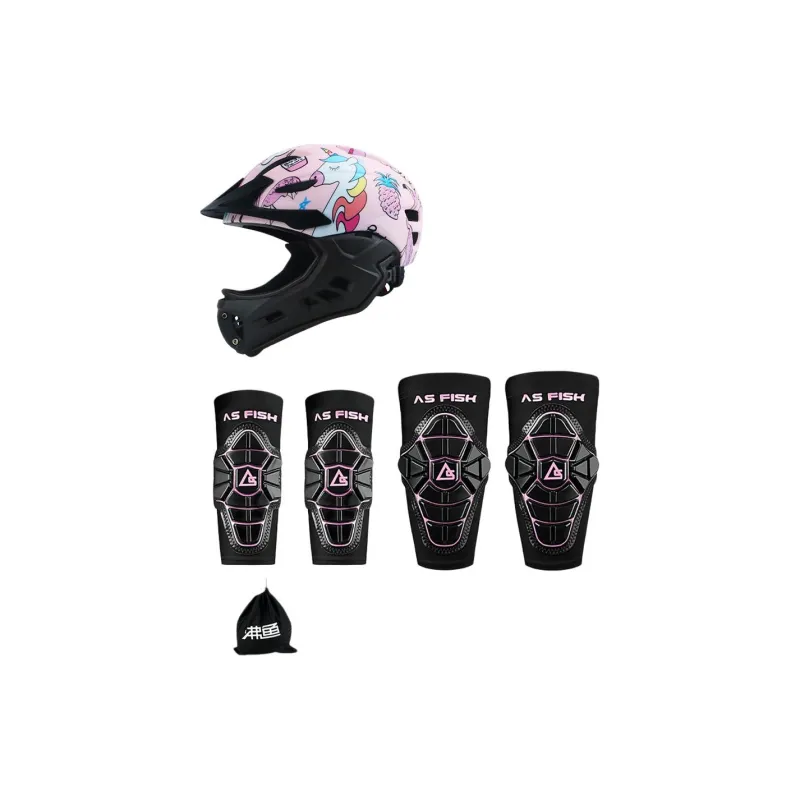 AS FISH Roller Skating Protective Gears-29