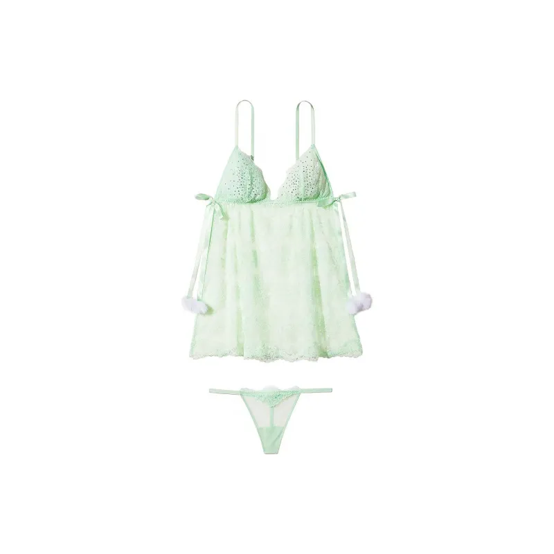 VICTORIA'S SECRET Pajama Set Women's Green-0