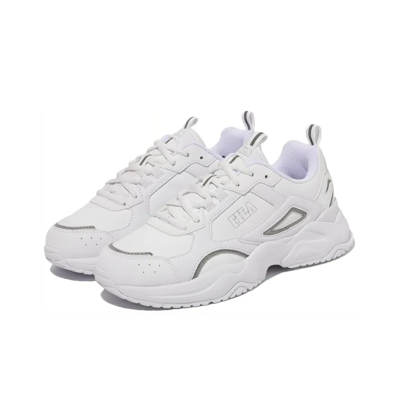 FILA Beacon Lighthouse Cushioning Anti-Slip And Wear-Resistant Low-Top Sports Casual Shoes Women's White Korean Style-1