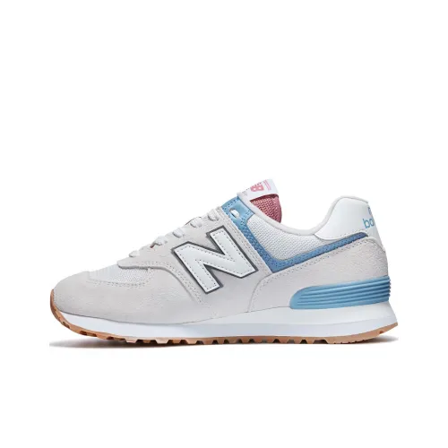 New Balance NB 574 Running Shoes Unisex Low-Top Ivory White