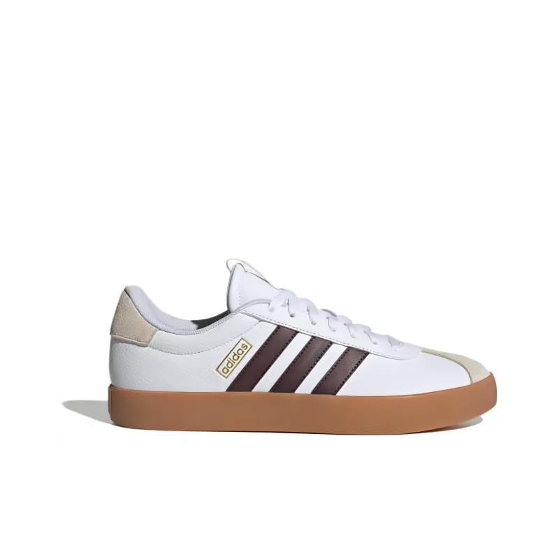 Adidas Vl Court 3.0 Cloud White Shadow Brown Aluminium-1