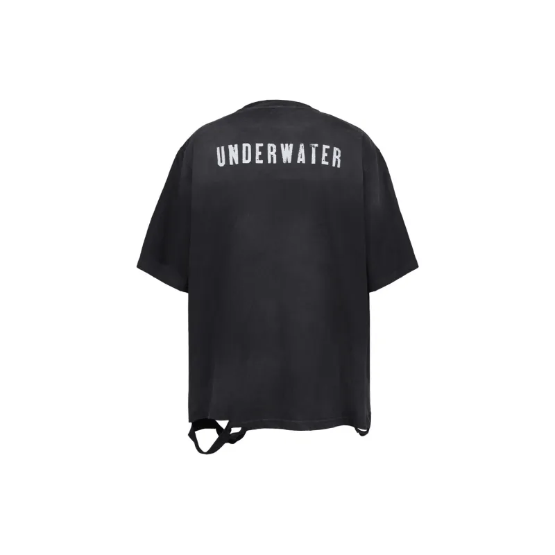 UNDERWATER T Shirt Unisex Patchy Black-1
