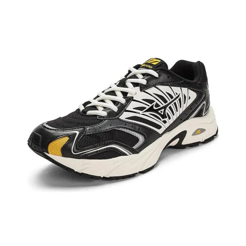 Mizuno FIYI 2K Cushioned Slip Resistant Low Top Running Shoes Unisex Black White-2