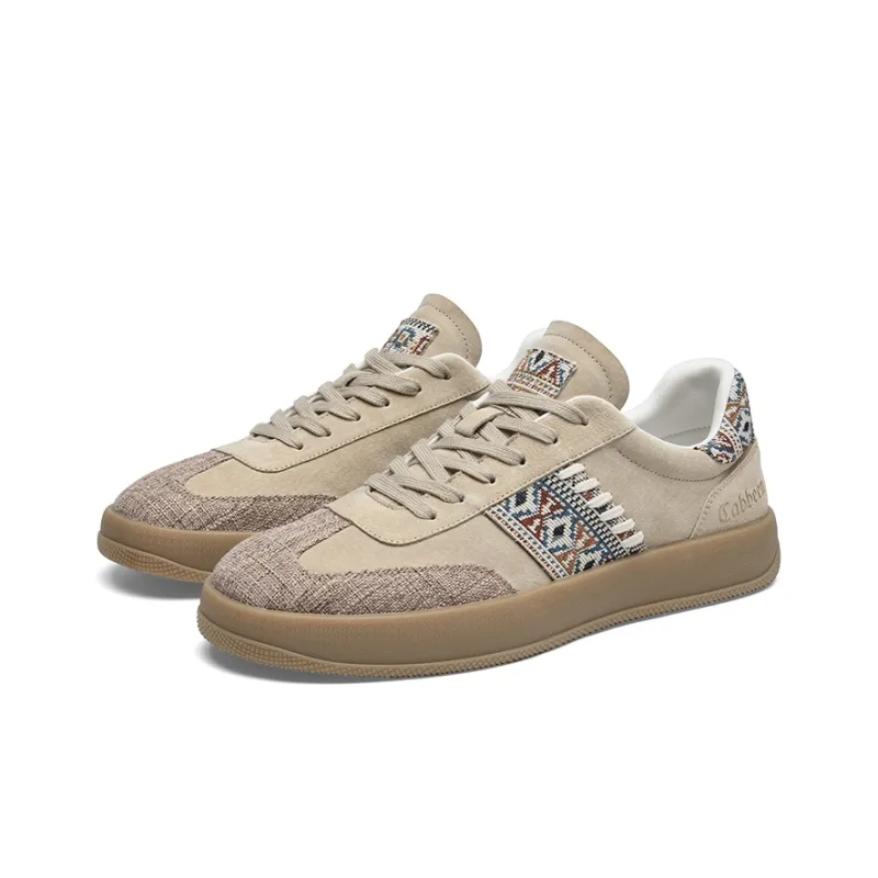 Cabbeen Wear-resistant And Lightweight Low-Top Skateboard Shoes Men's-3