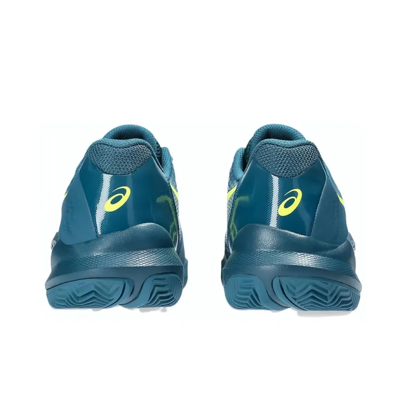 Asics Gel Challenger 14 Clay Restful Teal Safety Yellow-3