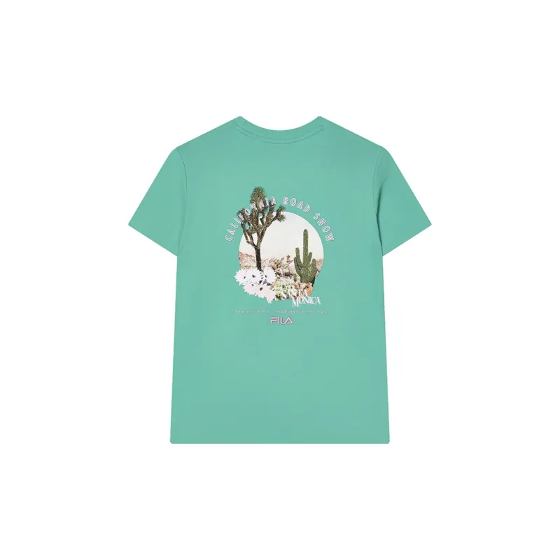 FILA T Shirts Women's Pine Green-1