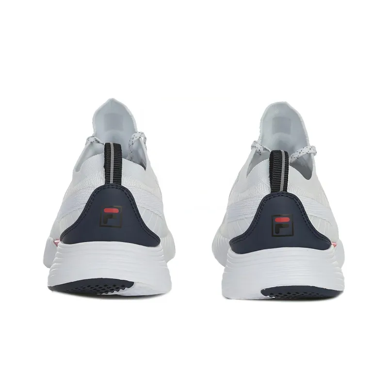 FILA RGB Fle Cushioning, Slip Resistant, And Abrasion Resistant Low Top Running Shoes Unisex White Red Black-4