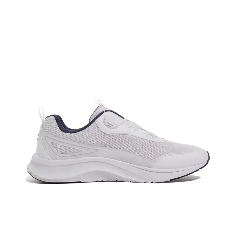 FILA Durable Breathable Low Top Running Shoes Unisex White-1