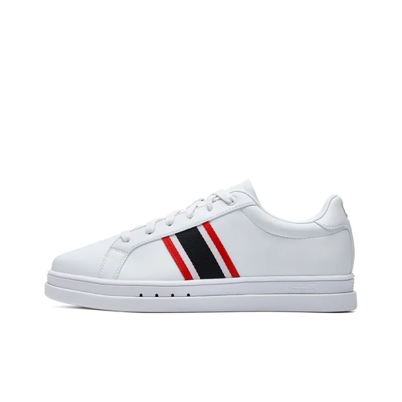 FILA Vigor Anti Slip Wear Resistant Low Top Skateboard Shoes Men's White-0
