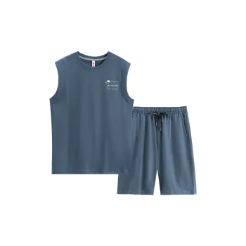FENTENG Pajama Set Men's Deep Sea Blue
