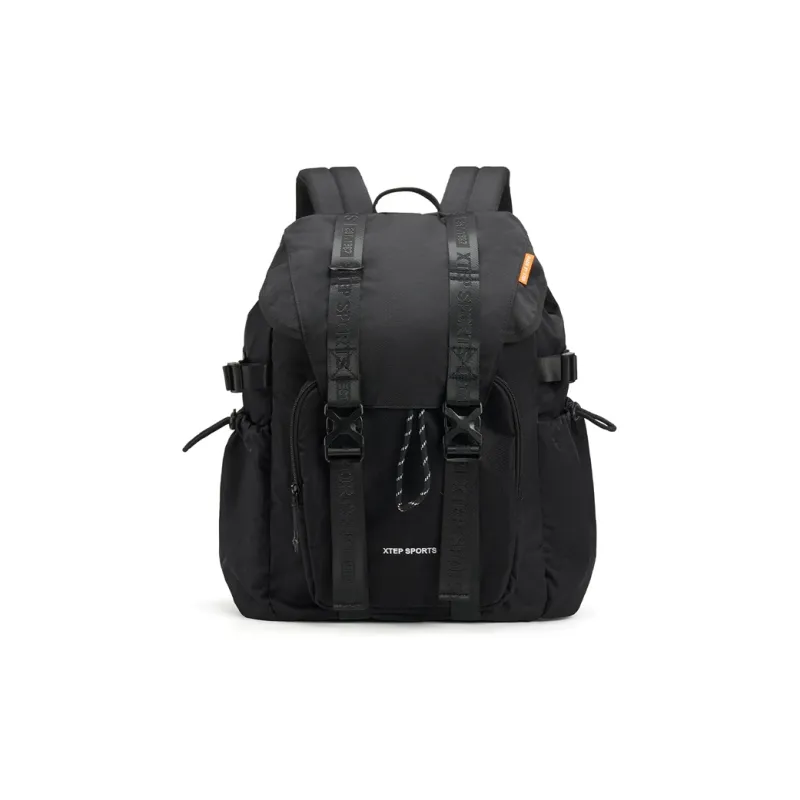 XTEP Fabric Backpack Regular Unisex Black-1